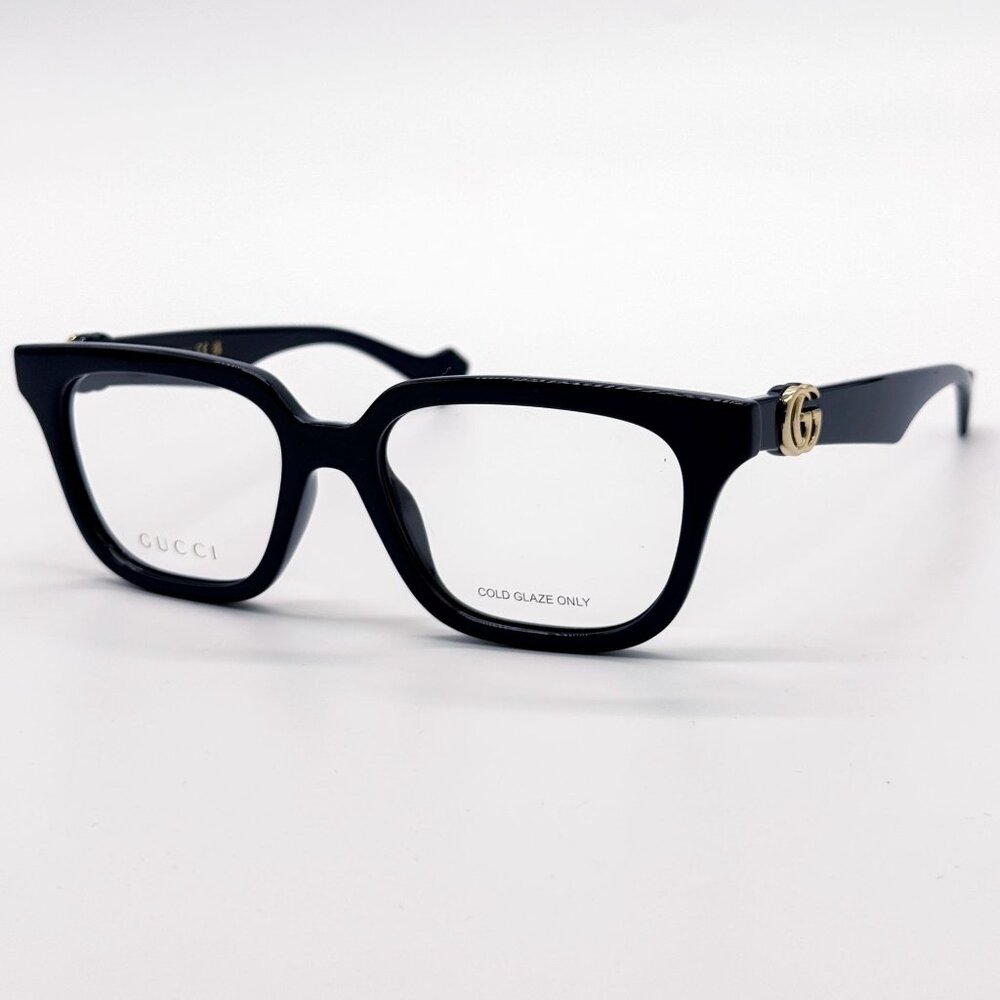 NEW GUCCI GG1536O 011 EYEGLASSES UNISEX BLUE EYEWEAR